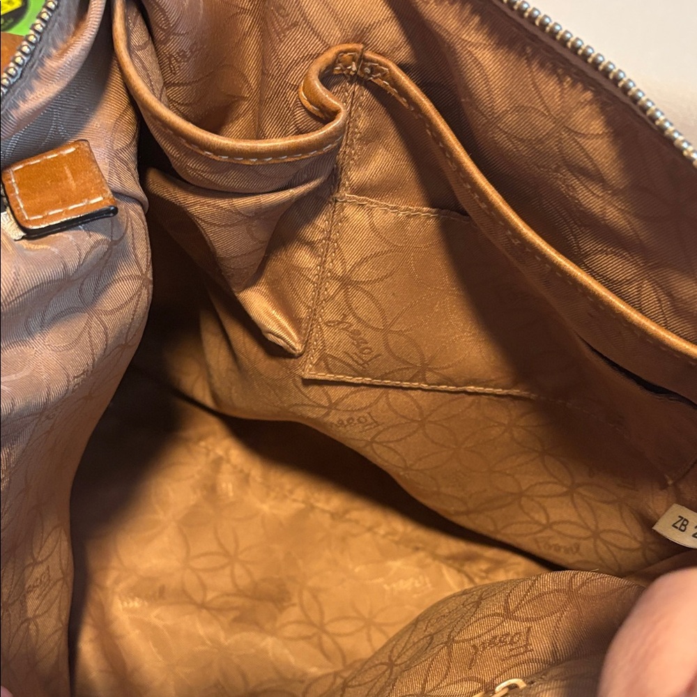 Fossil Tan Leather Hobo Bag - Picture 6 of 8